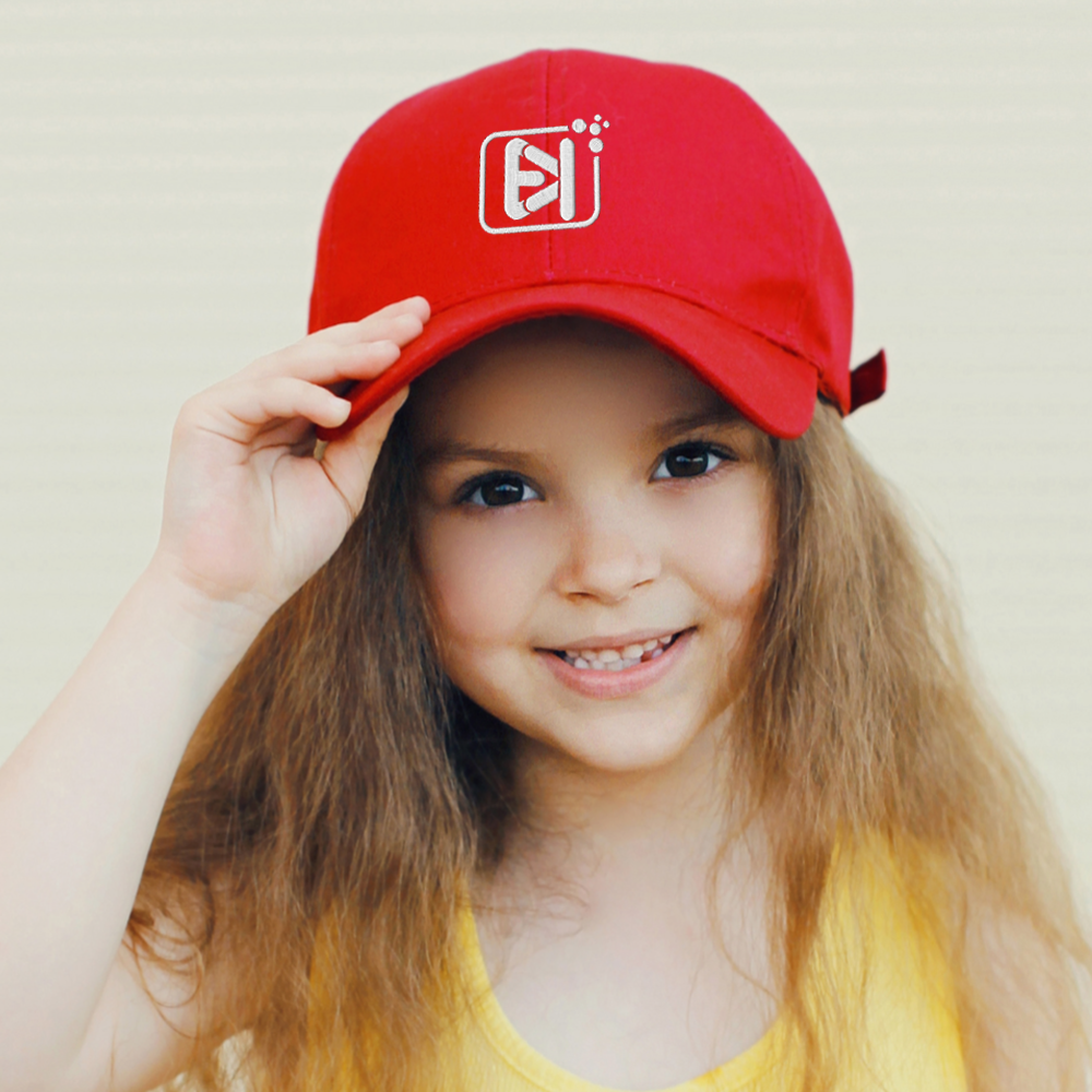 Custom Embroidered Kids Cotton Baseball Caps
