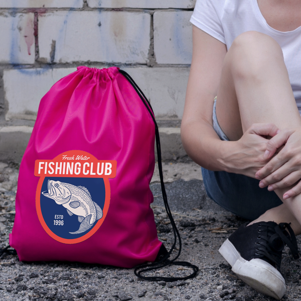 Custom Logo Waterproof Drawstring Backpack