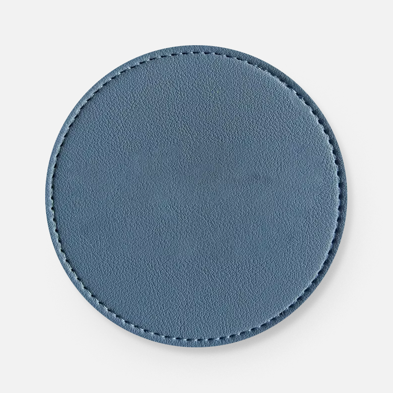 Custom PU Leather Logo Coasters
