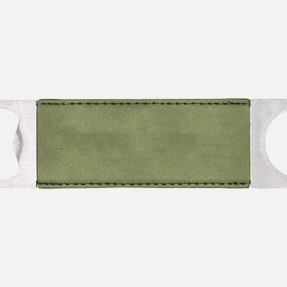 Custom Engraved Leatherette Bottle Opener