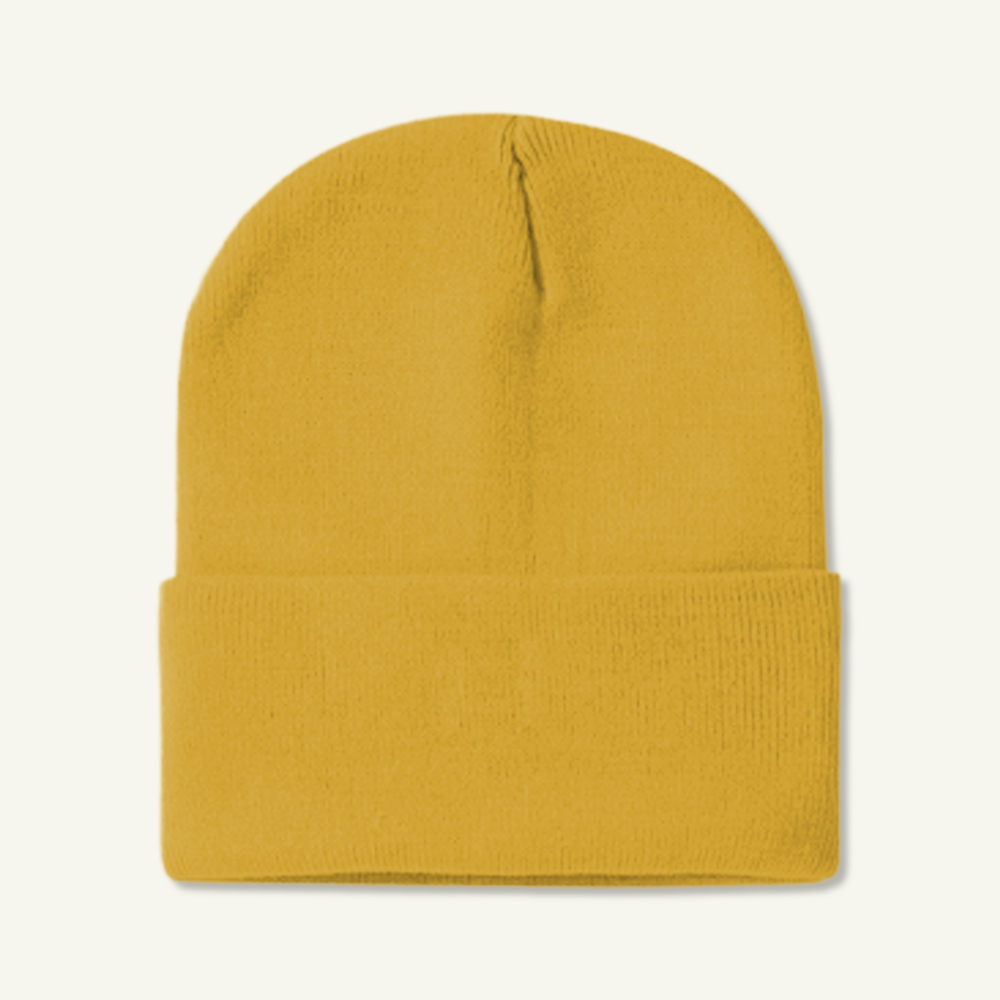 Custom Logo Knit Cuffed Beanie