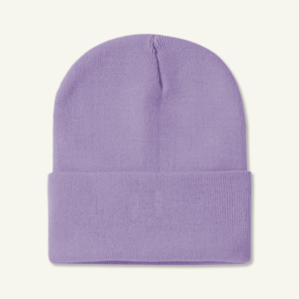 Custom Logo Knit Cuffed Beanie