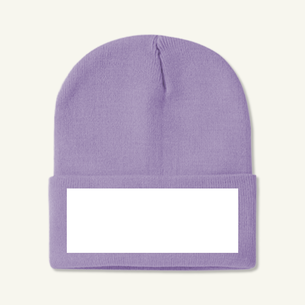 Custom Logo Knit Cuffed Beanie