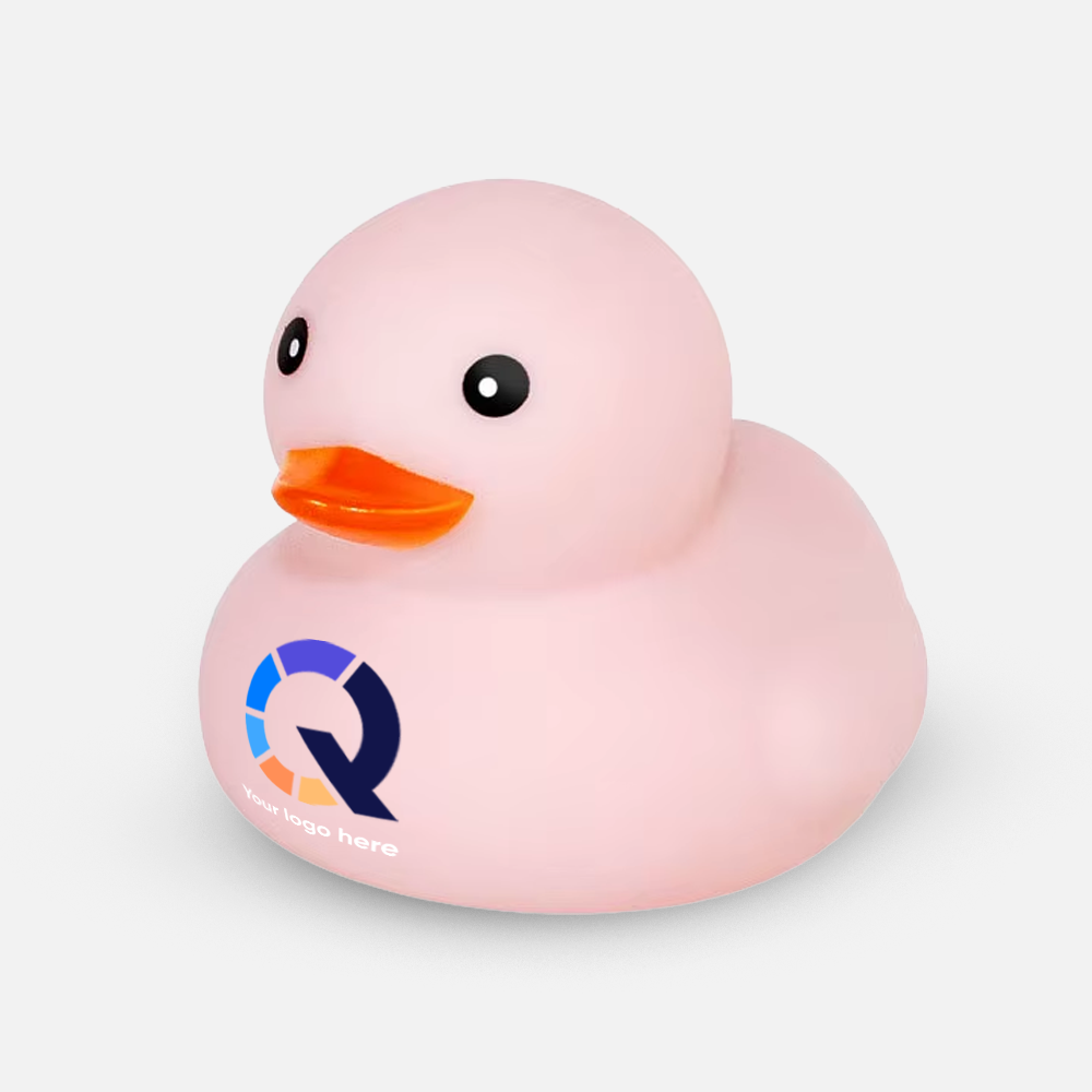Custom Logo Rubber Bath Duck Toy