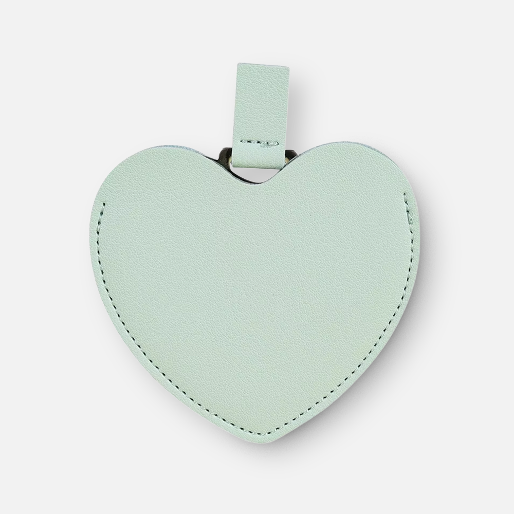 Custom Logo Heart Compact Mirror