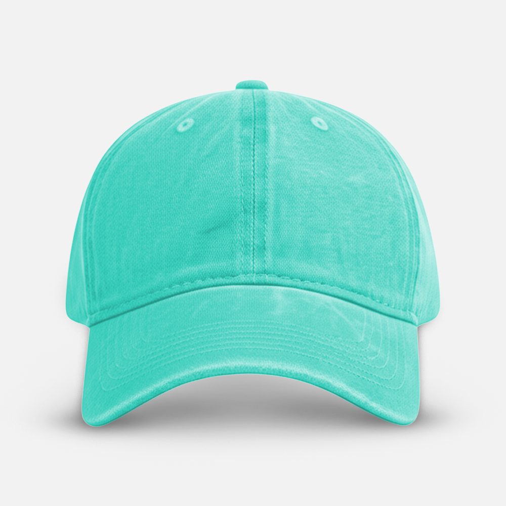 Custom Embroidered Distressed Cotton Baseball Cap