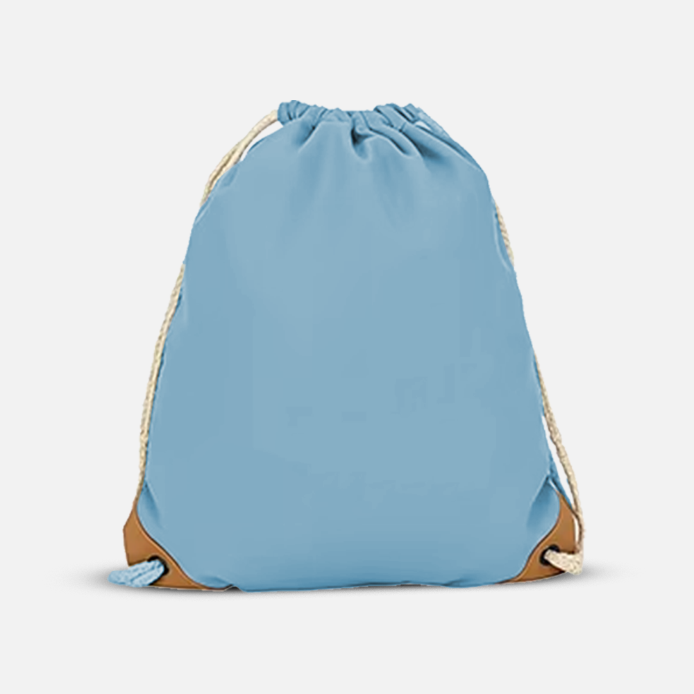 Custom Branded Foldable Canvas Drawstring Bag
