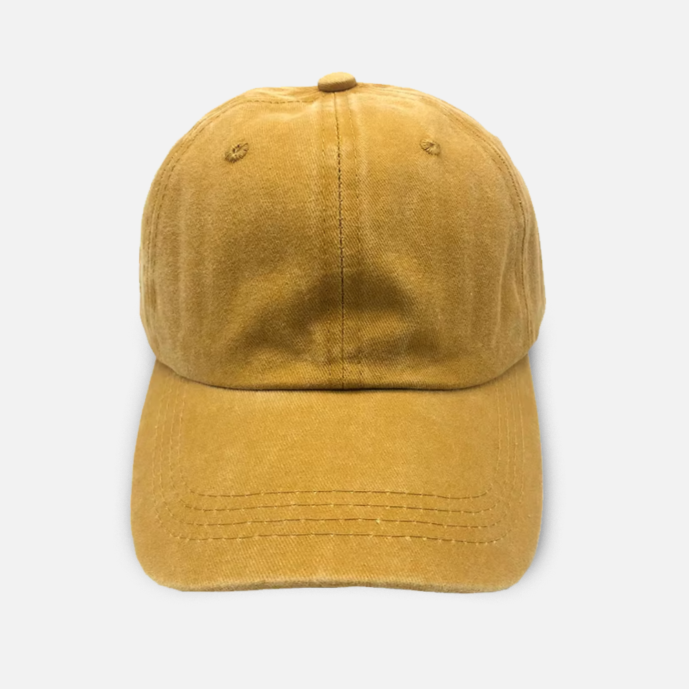 Custom Logo Vintage Distressed Baseball Cap