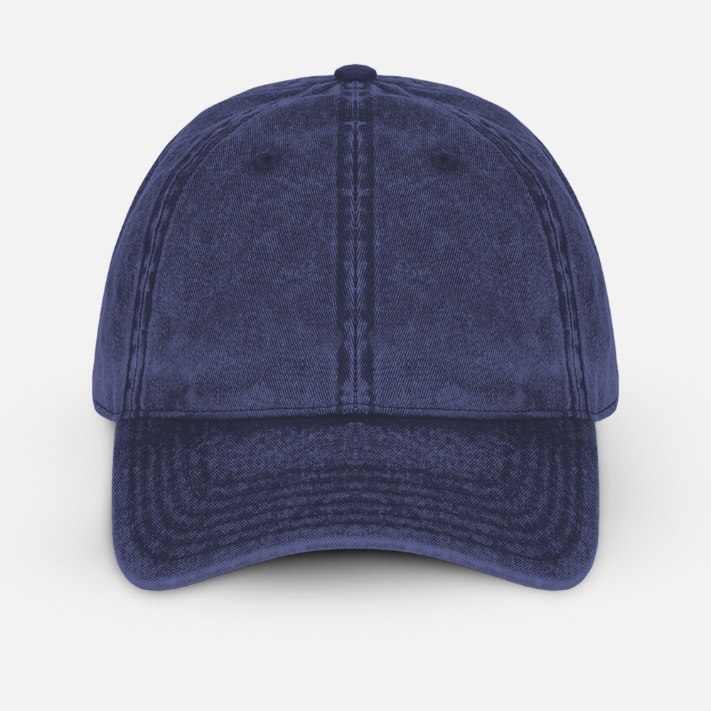 Custom Logo Washed Cotton Baseball Caps