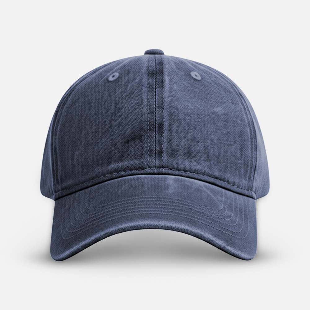 Custom Embroidered Distressed Cotton Baseball Cap