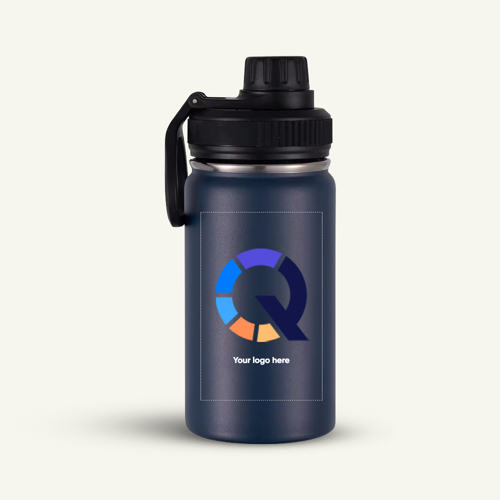 Custom Logo 12oz Reusable Water Bottles