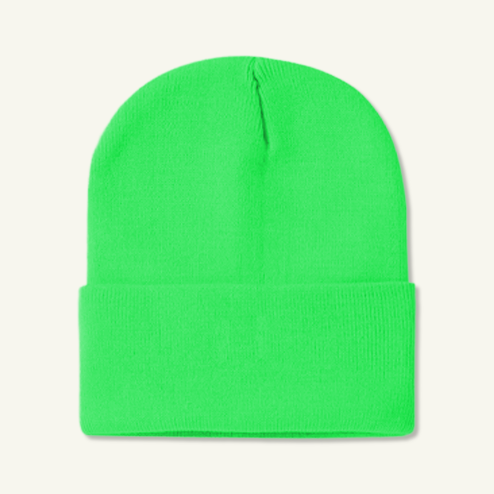 Custom Logo Knit Cuffed Beanie