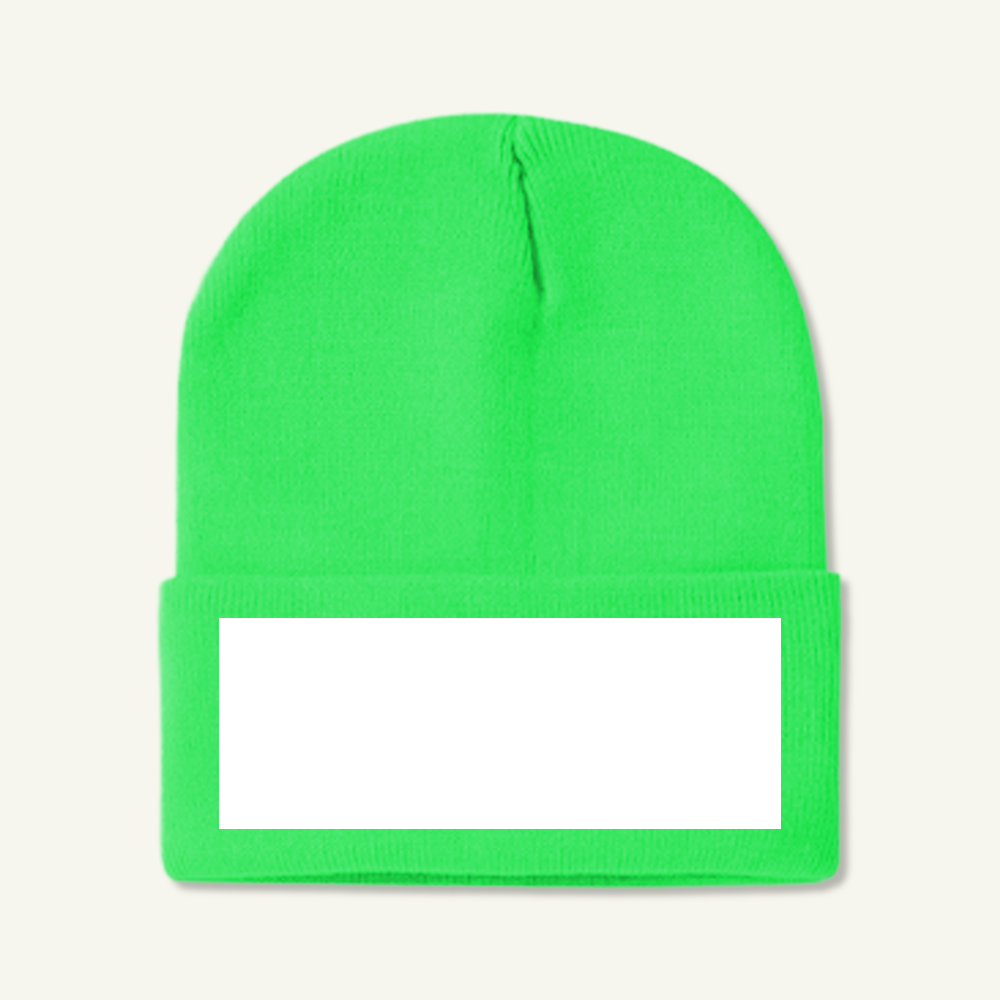 Custom Logo Knit Cuffed Beanie