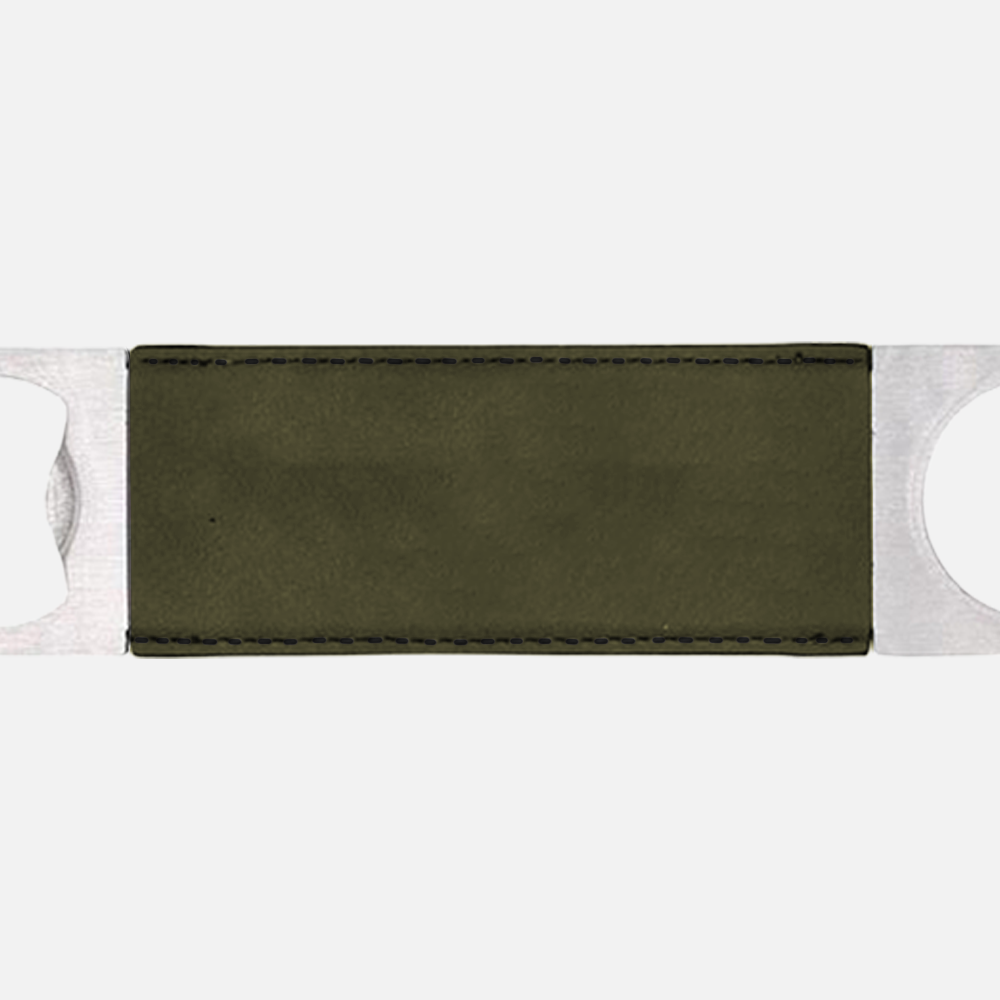 Custom Engraved Leatherette Bottle Opener