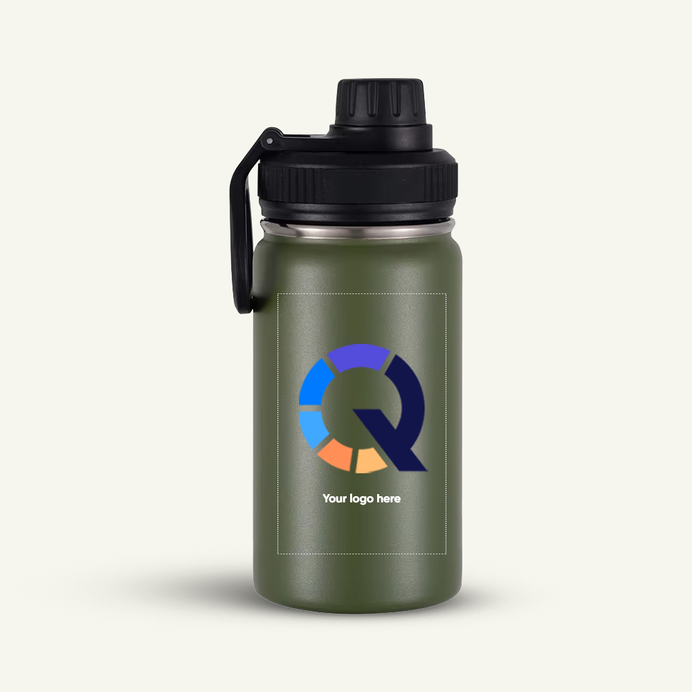 Custom Logo 12oz Reusable Water Bottles
