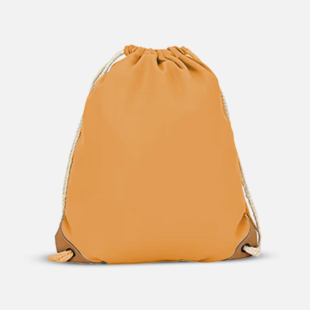 Custom Branded Foldable Canvas Drawstring Bag