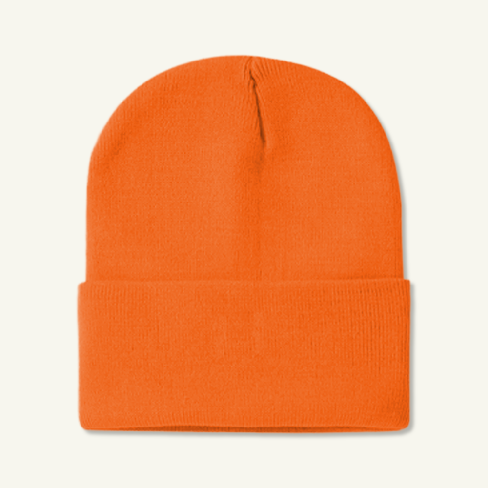Custom Logo Knit Cuffed Beanie
