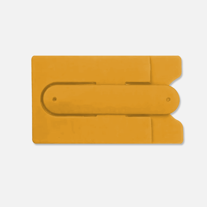 Custom Logo Silicone Phone Wallet Stand