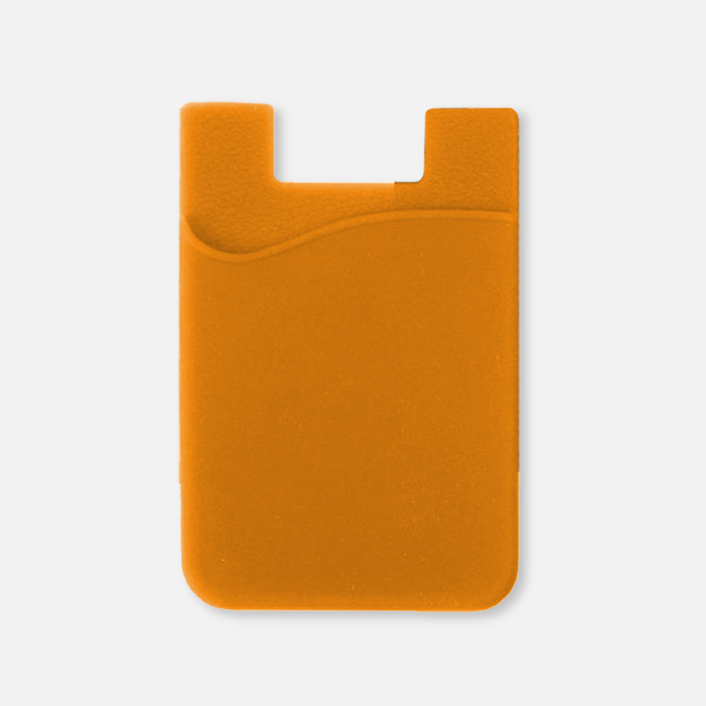 Custom Logo Silicone Phone Wallet Holder