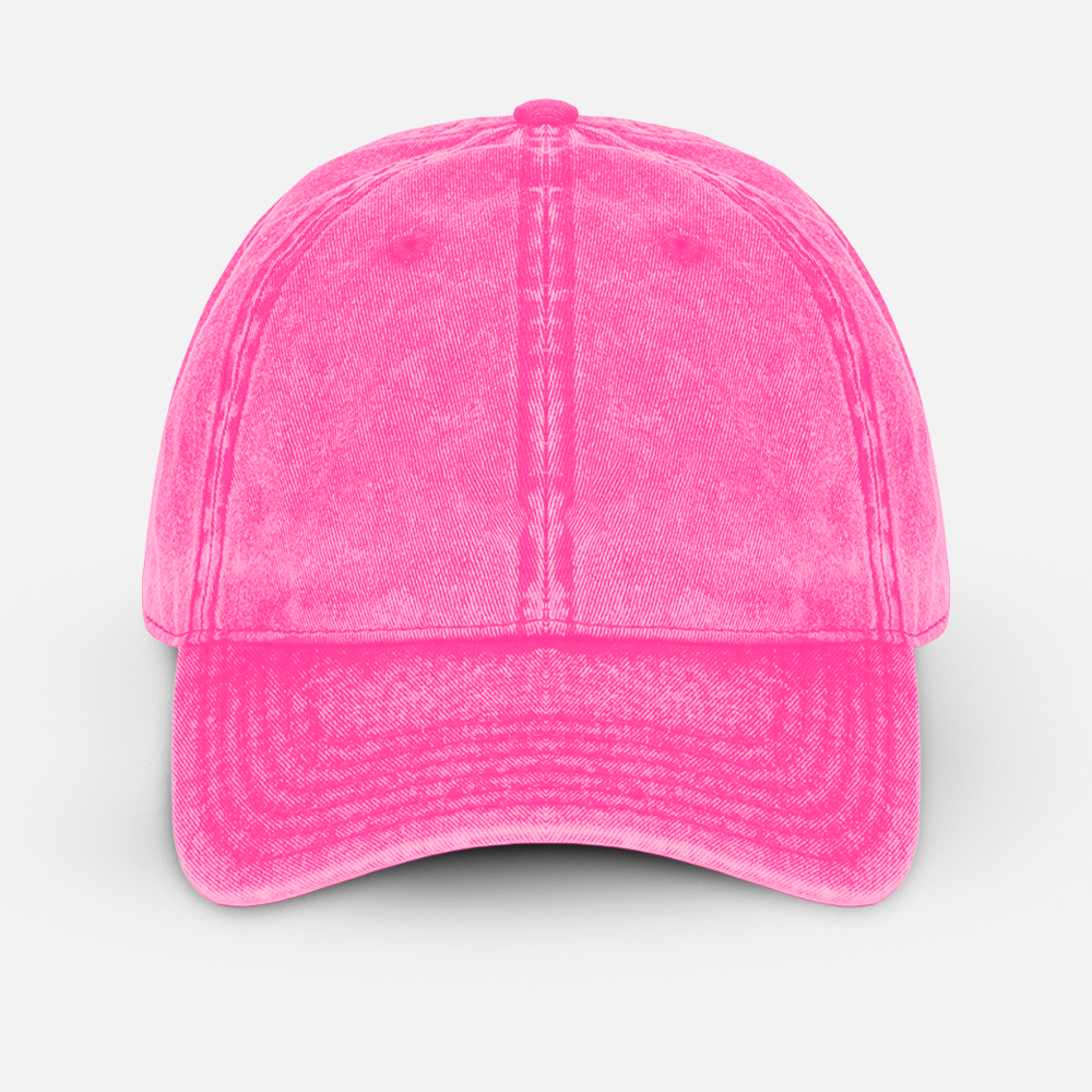 Custom Logo Washed Cotton Baseball Caps