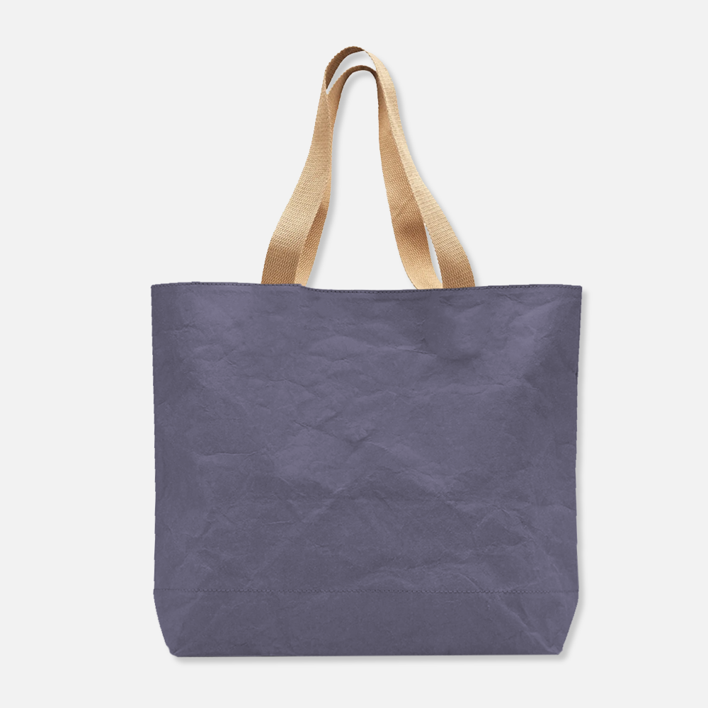 Custom Logo Washable Kraft Paper Tote Bag