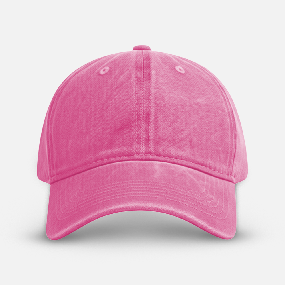 Custom Embroidered Distressed Cotton Baseball Cap