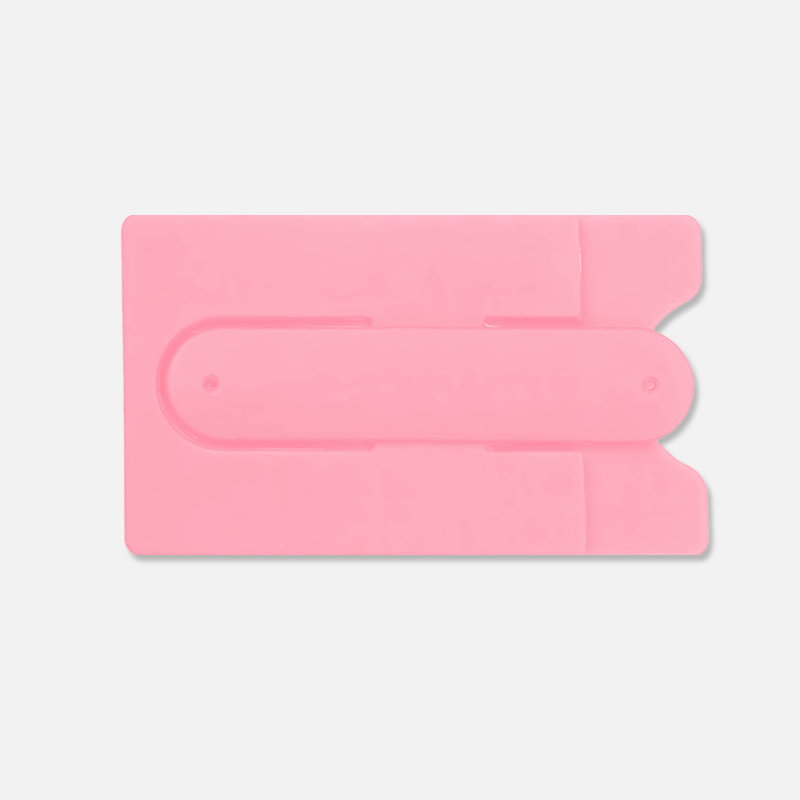 Custom Logo Silicone Phone Wallet Stand