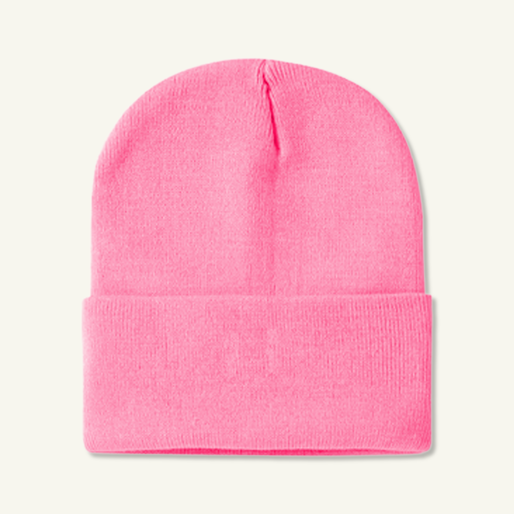 Custom Logo Knit Cuffed Beanie