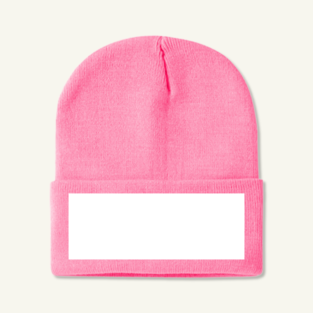 Custom Logo Knit Cuffed Beanie