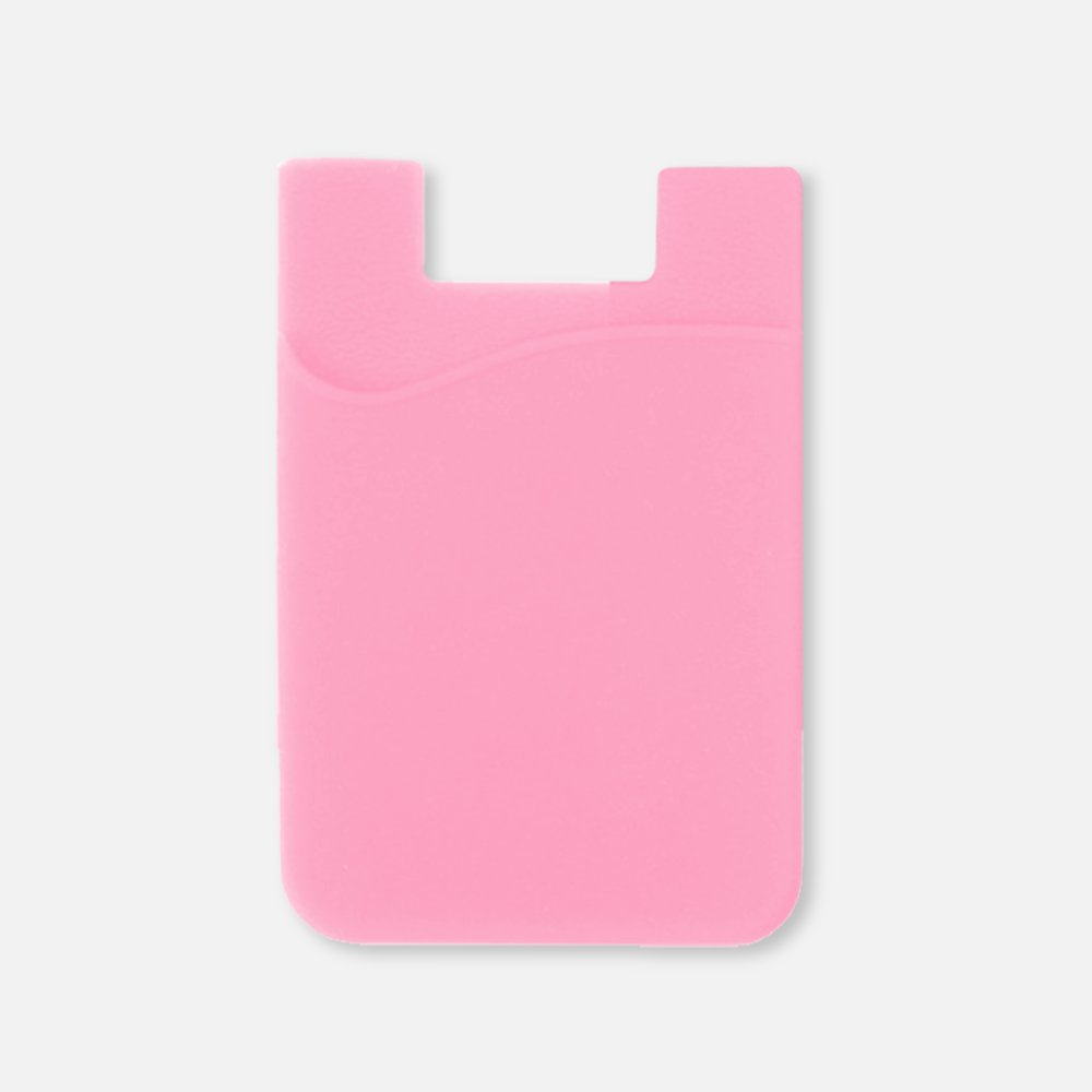 Custom Logo Silicone Phone Wallet Holder