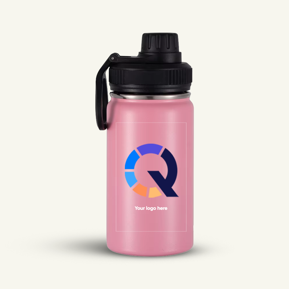 Custom Logo 12oz Reusable Water Bottles