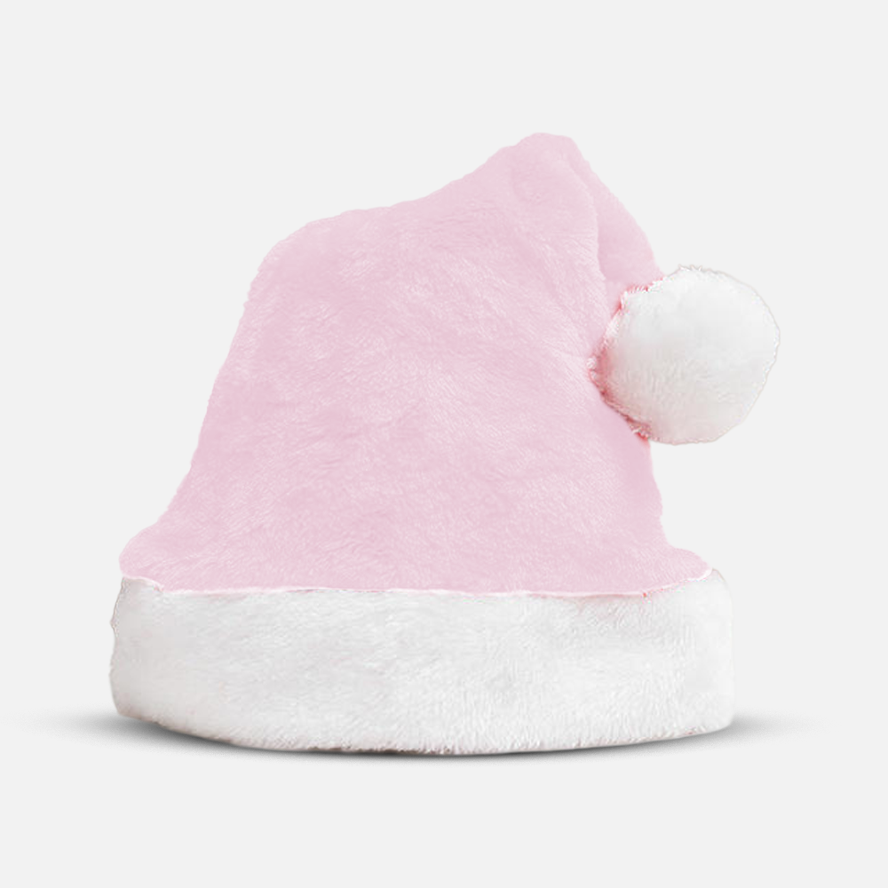 Custom Logo Plush Christmas Hat