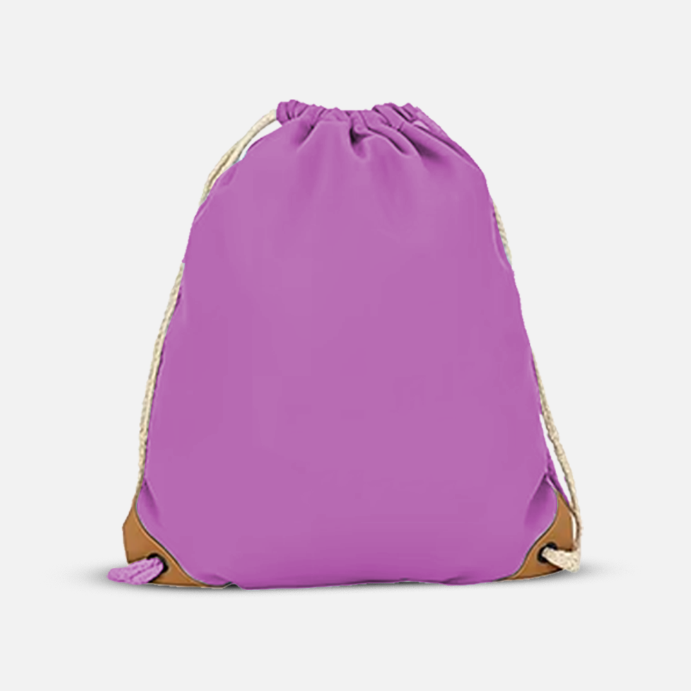 Custom Branded Foldable Canvas Drawstring Bag