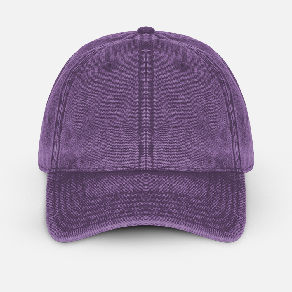 Custom Logo Washed Cotton Baseball Caps