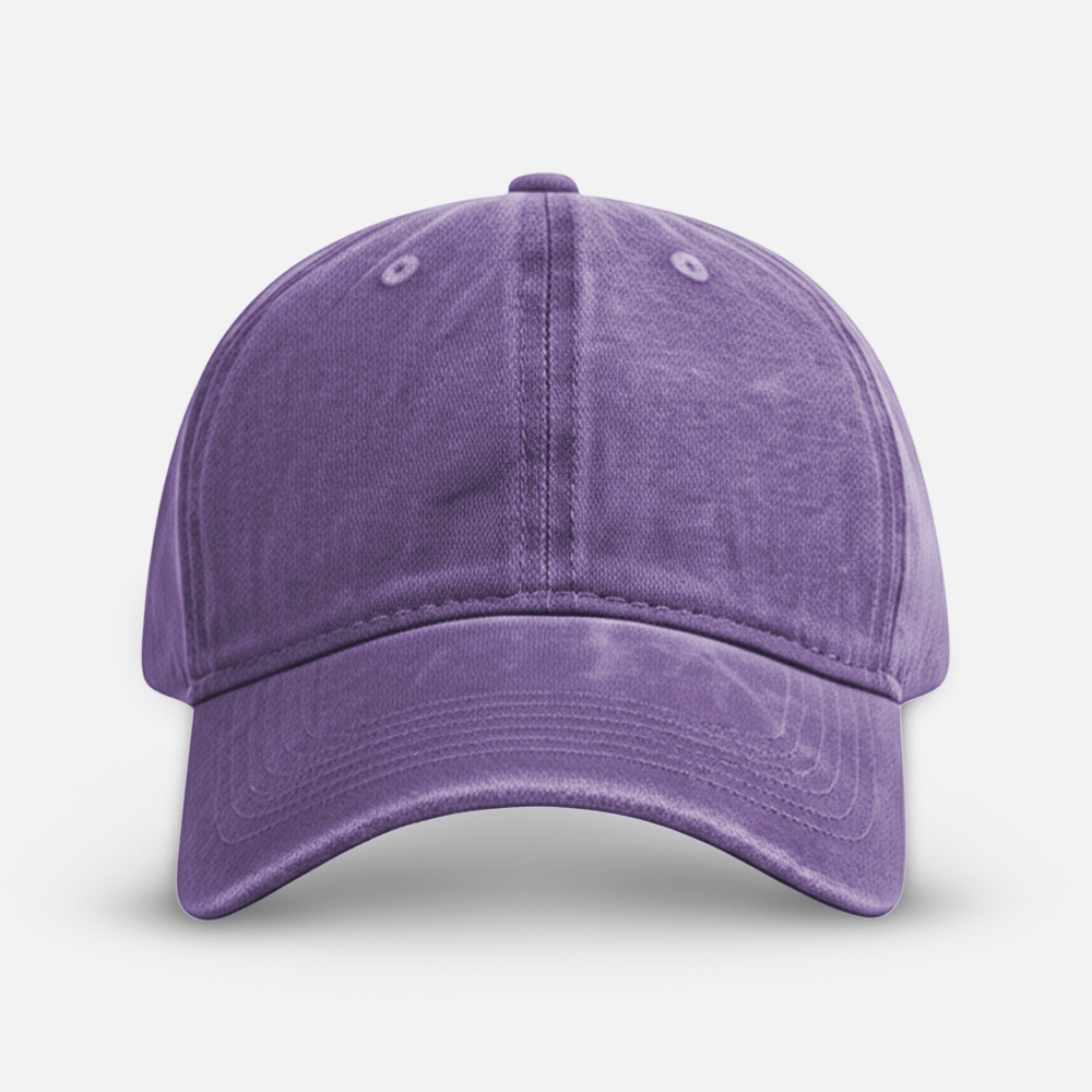 Custom Embroidered Distressed Cotton Baseball Cap