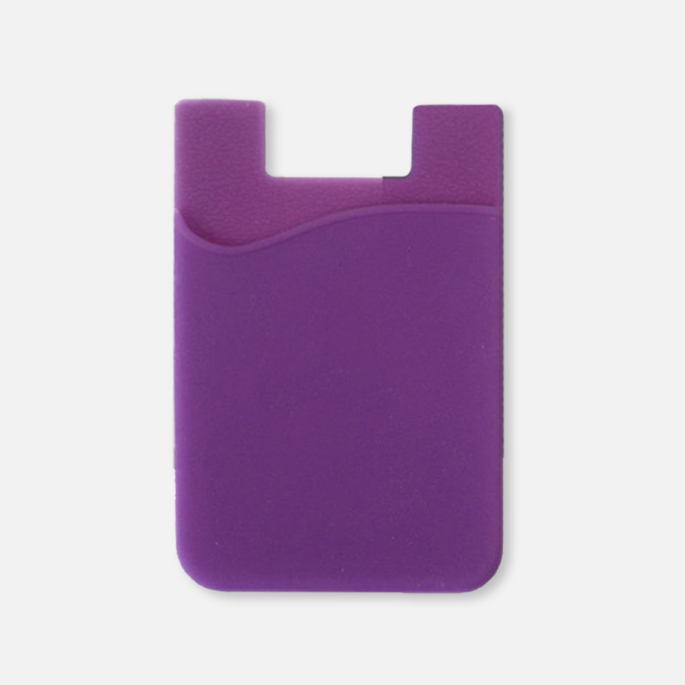 Custom Logo Silicone Phone Wallet Holder