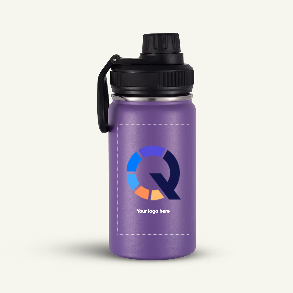 Custom Logo 12oz Reusable Water Bottles
