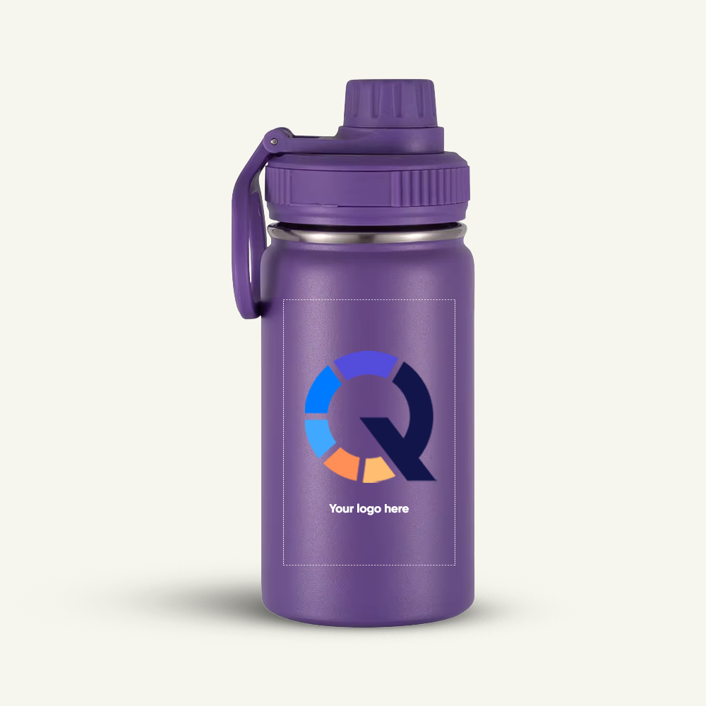 Custom Logo 12oz Reusable Water Bottles