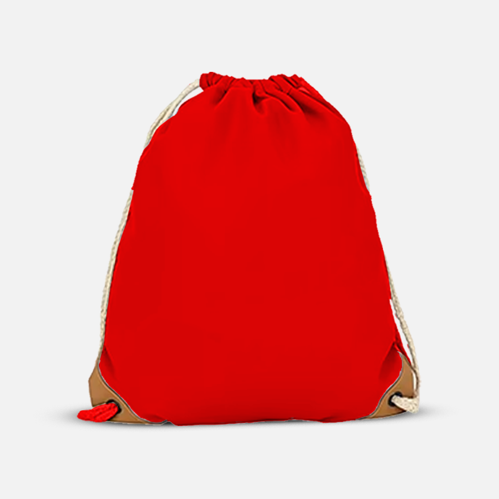 Custom Branded Foldable Canvas Drawstring Bag