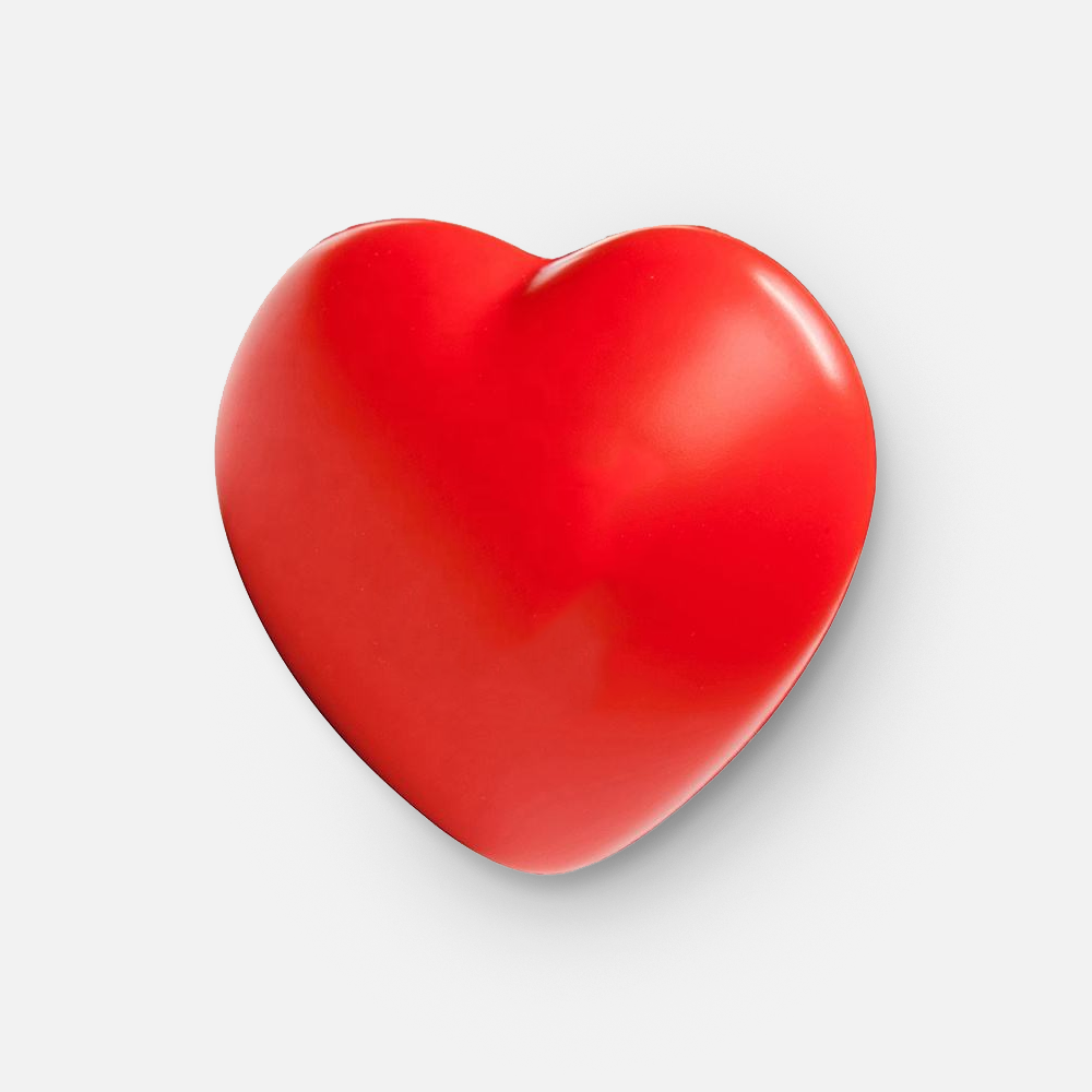 Custom Logo Heart-Shaped Stress Ball