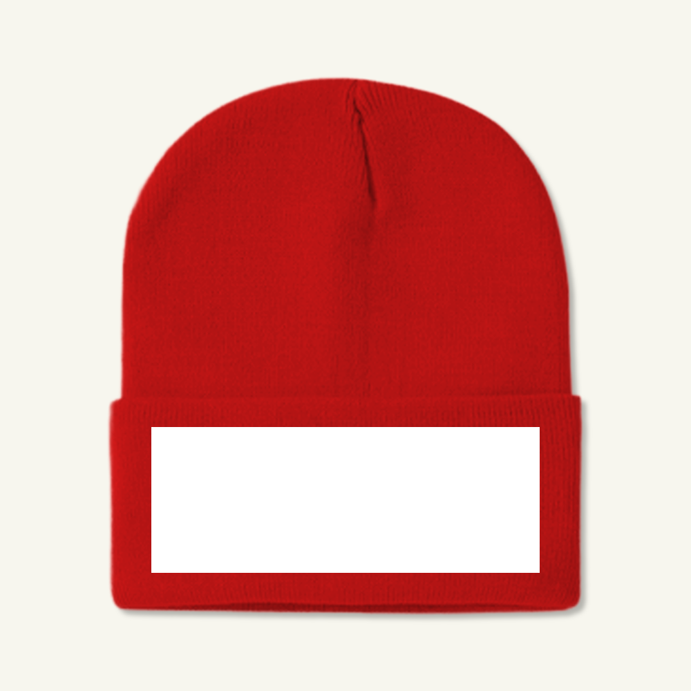 Custom Logo Knit Cuffed Beanie