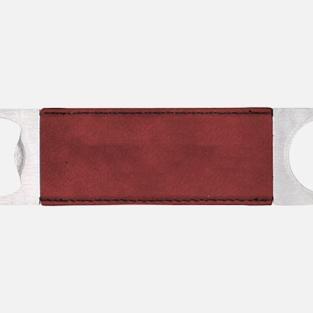 Custom Engraved Leatherette Bottle Opener