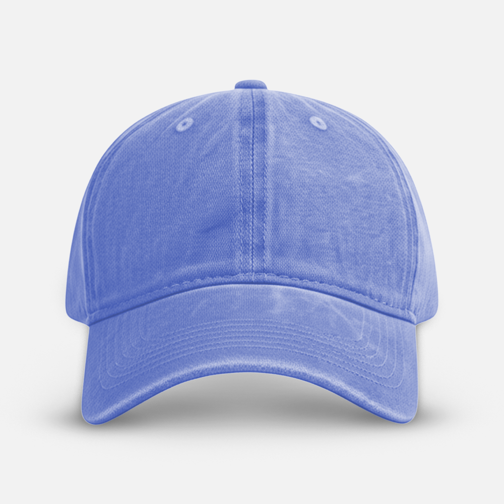 Custom Embroidered Distressed Cotton Baseball Cap