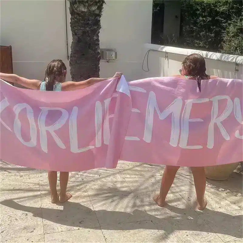 Geometric Beach Towel