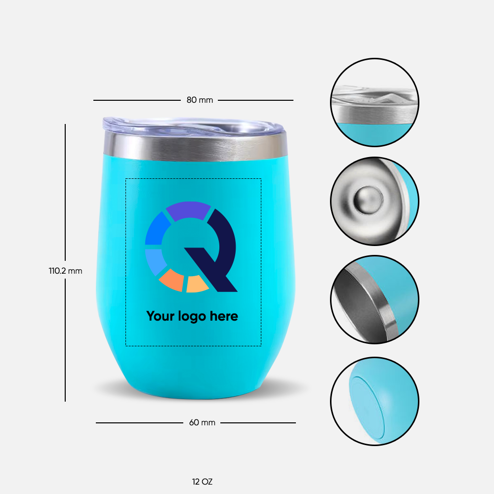 Custom Branded 12oz Stainless Steel Tumbler