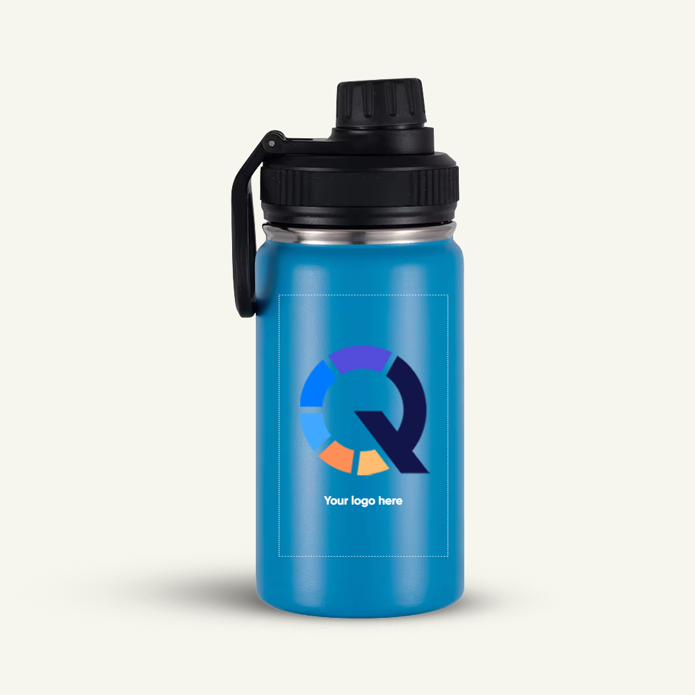 Custom Logo 12oz Reusable Water Bottles