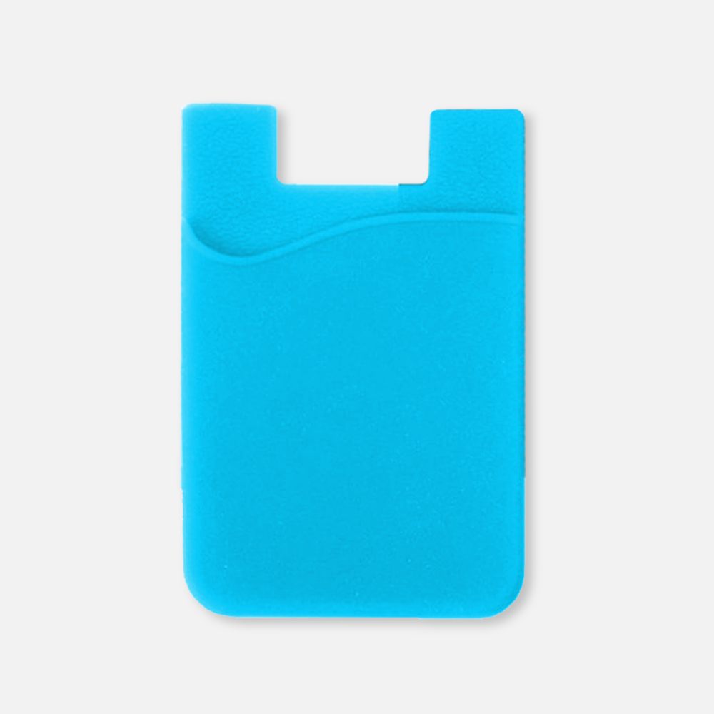 Custom Logo Silicone Phone Wallet Holder