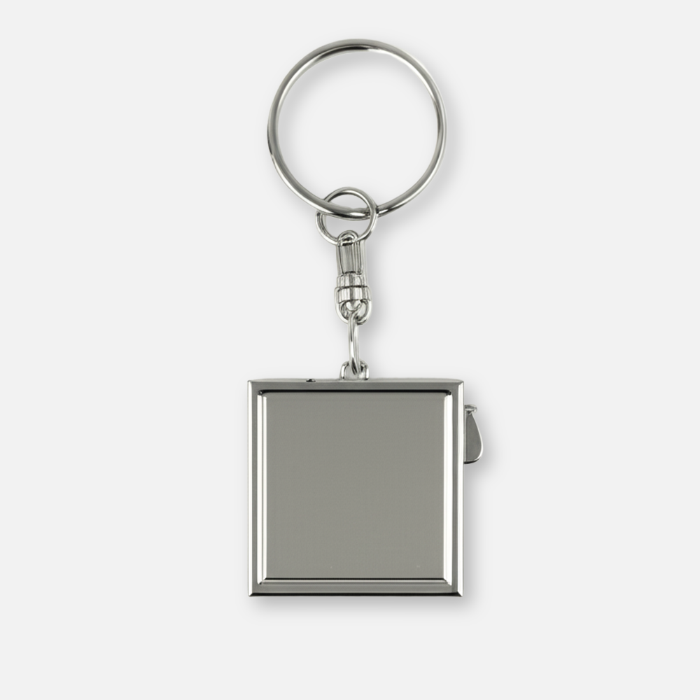 Custom Logo Mini Heart Pocket Mirror Keychain