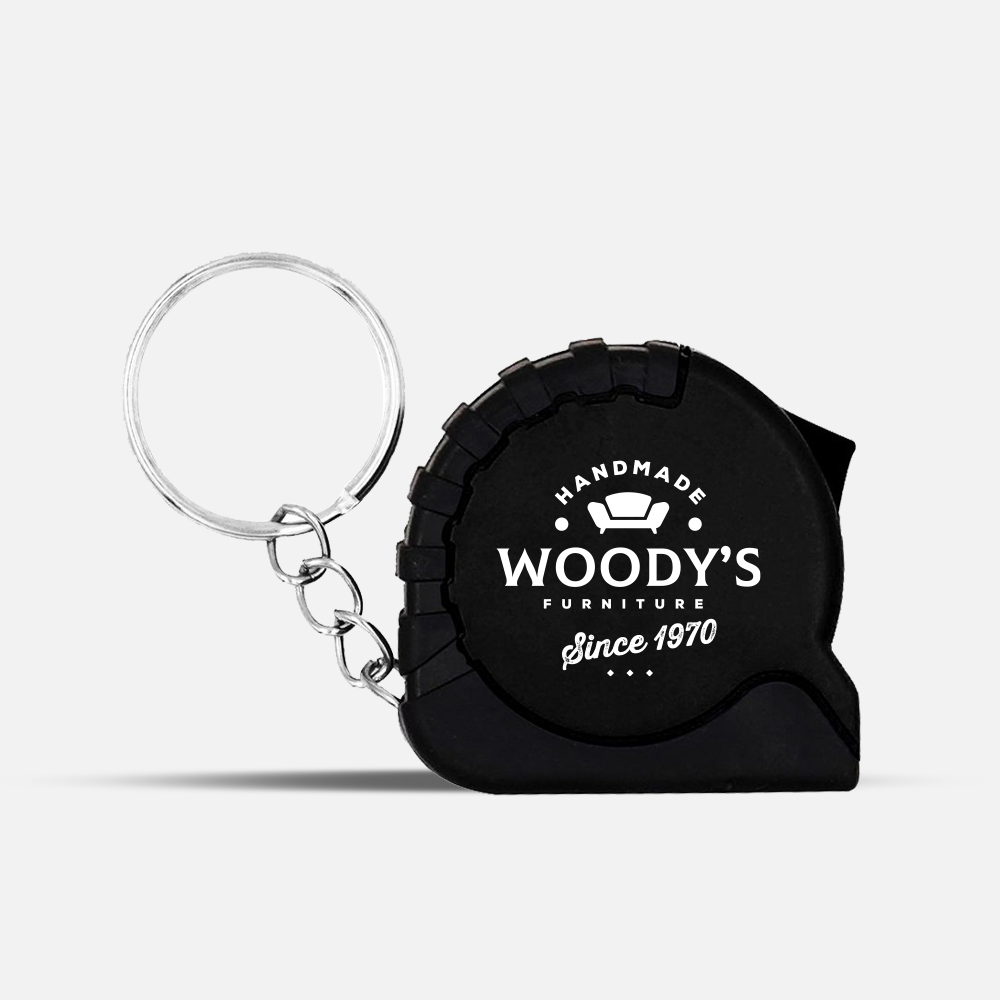 Custom Logo Mini Tape Keychain