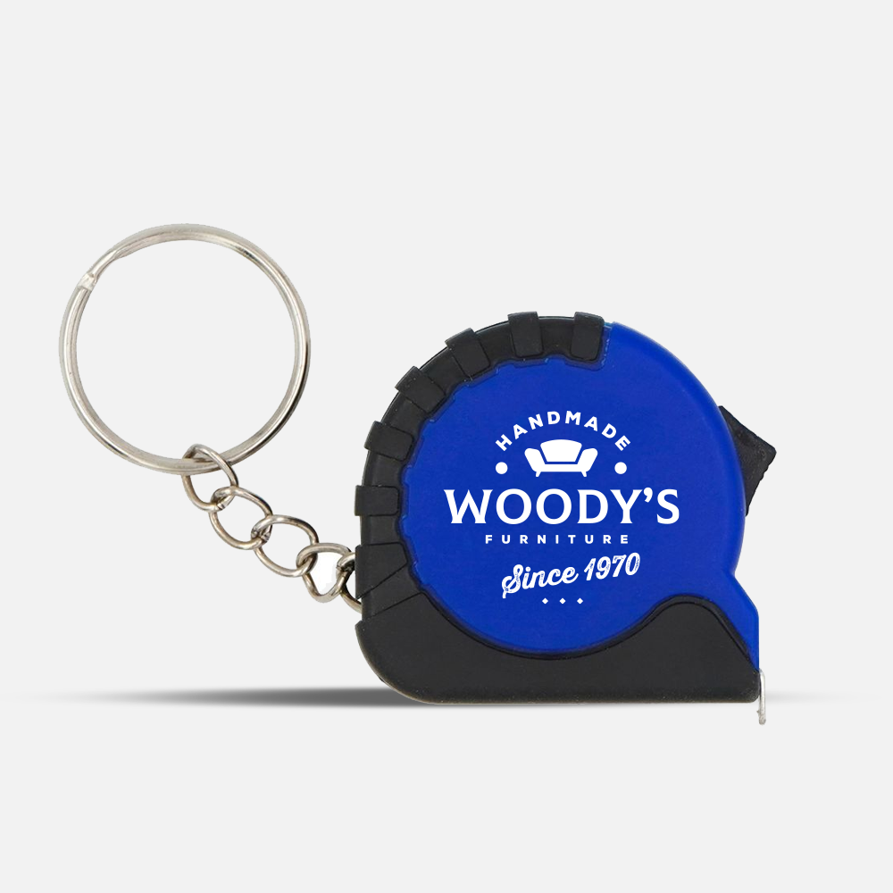 Custom Logo Mini Tape Keychain